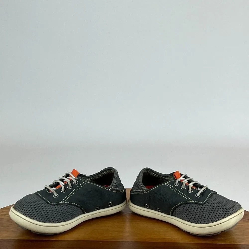 Little Kids Olukai Nohea Moku Gray Mesh Slip On Loafers Shoes Sneakers‎ Size 9 C